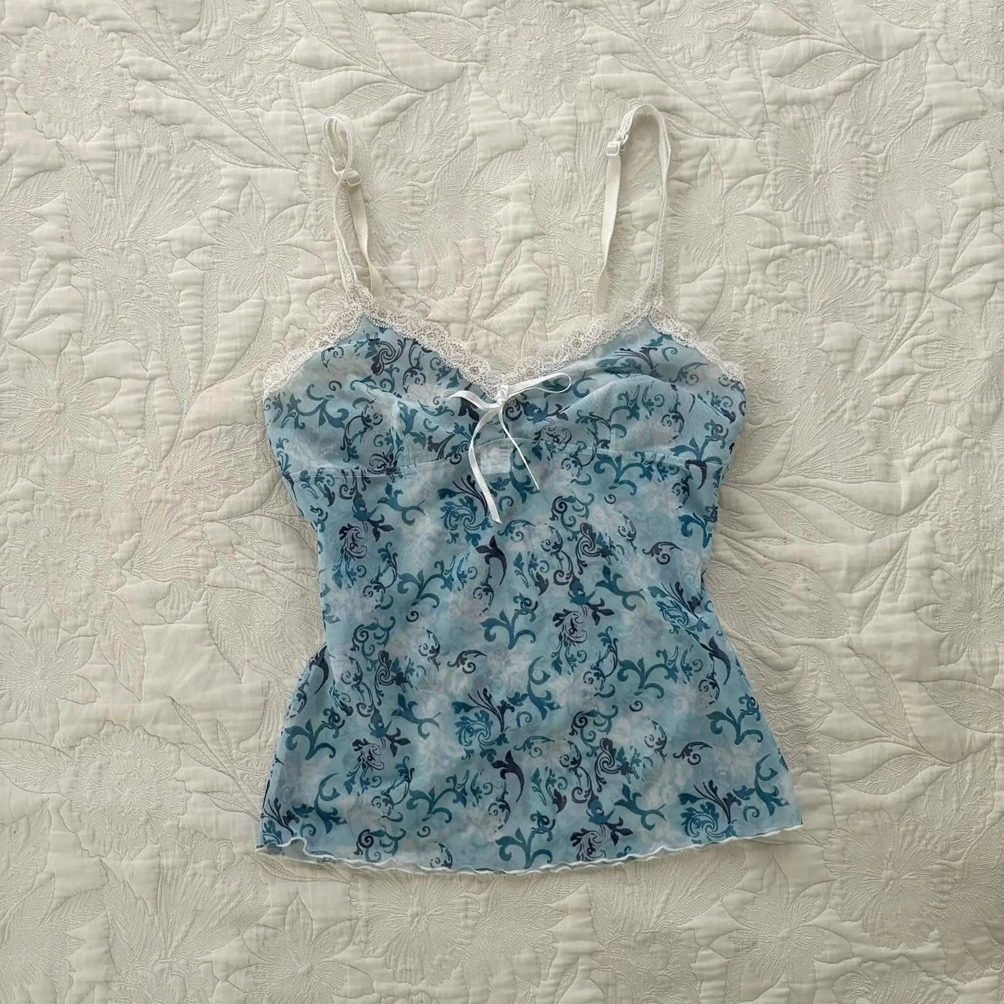 BXOXO Y2k Summer New Solid Sling Tops Kawaii Lace Bow Inside A Sling Vest 90s Aesthetics Crop Top Women Pink Tank Top Fashion Punk Top