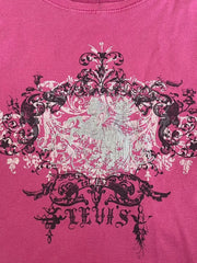 BXOXO Women Y2k Graphic Print Tees Long Short Sleeve Round Neck Crop Tops E-Girls Slim Fit Streetwear