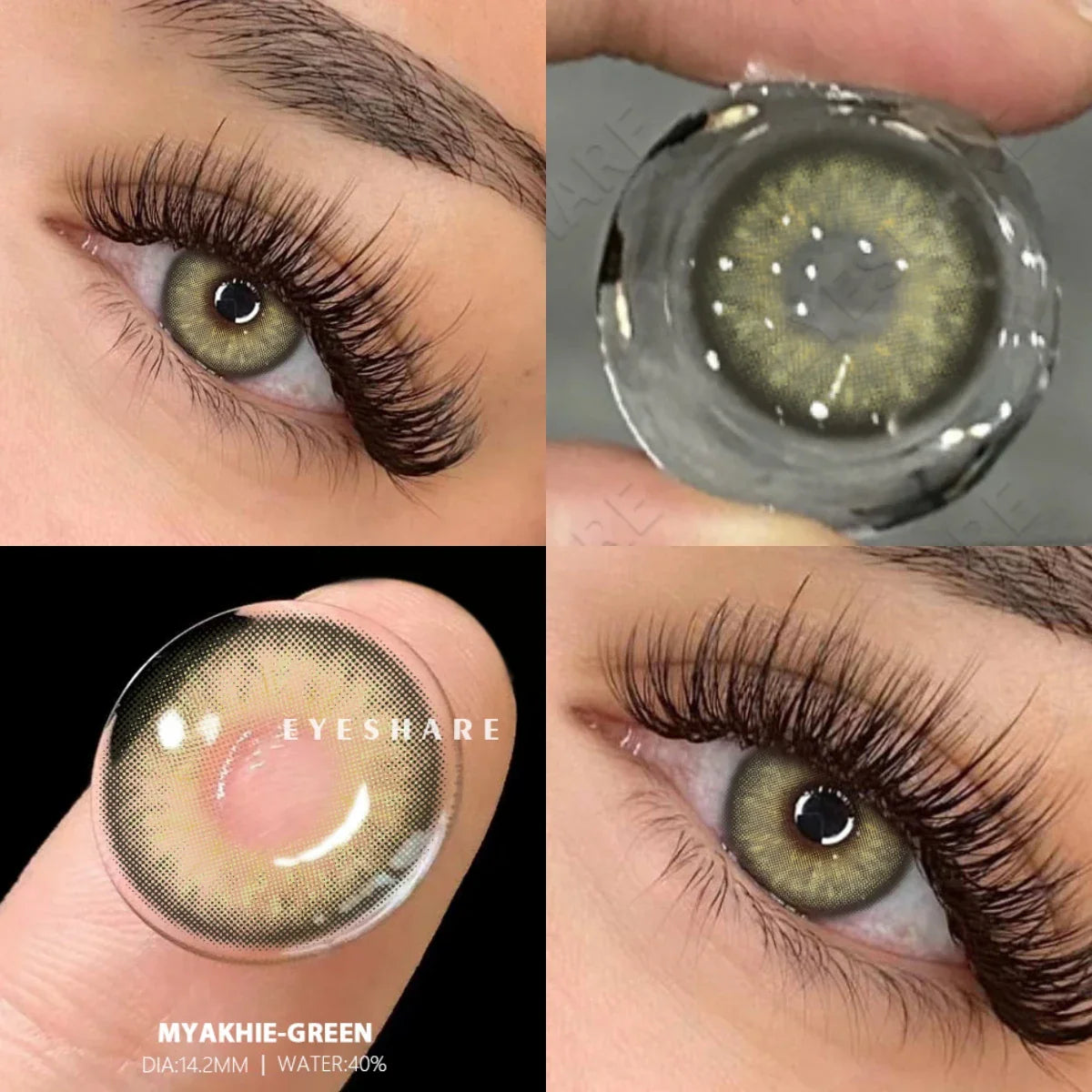 BXOXO Color Contact Lenses for Eyes Brown Lenses High Quality Natural Contact Lenses Blue Colored Pupils for Eyes Yearly