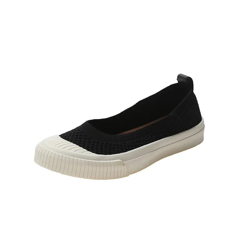 BXOXO Shallow Mouth Casual Woman Shoe Slip-on Round Toe Female Footwear Loafers With Fur Soft New Slip On Summer Moccasin Dress Leisur