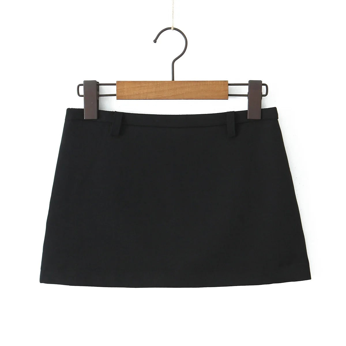 BXOXO Y2K Low Waist Mini Skirt With short lining Sexy A-line Package Hips Mini Short Skater Party Femme Gray Black