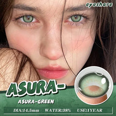 BXOXO 2pcs New Colored Contacts Lenses for Eyes Brown Eyes Contact Lenses Fashion Blue Eye Lens Yearly Makeup Contacts 14.5mm
