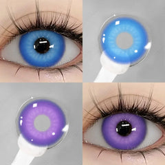 Color Contact Lenses for Eyes Anime Blue Eyes Contacts Lense Colorful Makeup Eyes Lenses Yearly 2pcs/pair