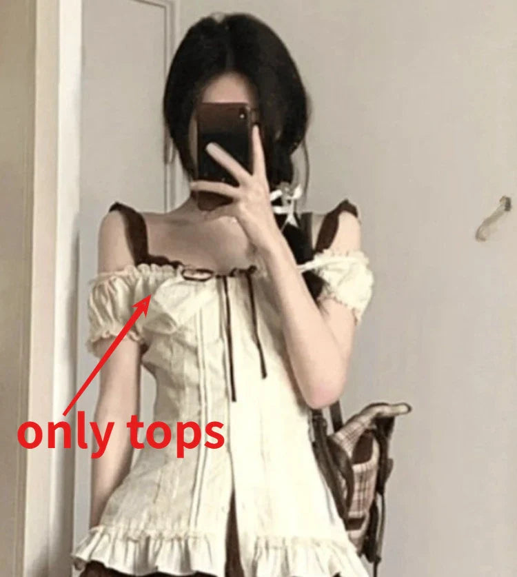 BXOXO Elegant Vintage High Waist Vest Dress for Women+ Y2k Long Sleeve Cardigan Tops Mujer 2025 Early Autum New Two Piece Sets
