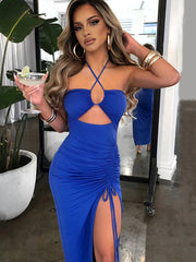 BXOXO Sleeveless Sexy Female Midi Backless Dresses Slim Night Club Party Women's Dress Bodycon Vestidos Elegantes Para Mujer