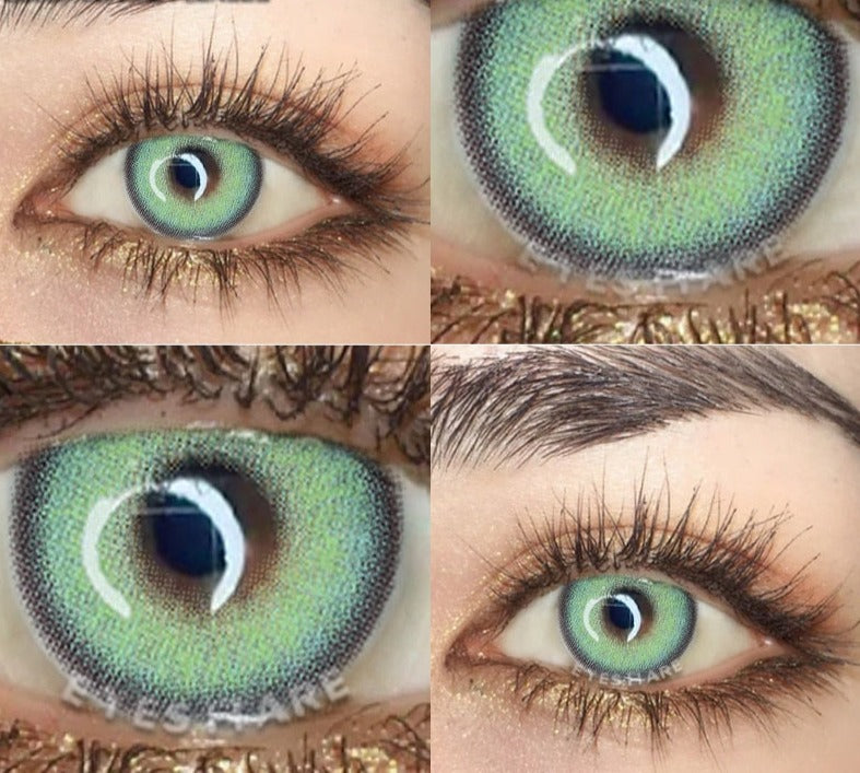 BXOXO Color Lens Eyes 2pcs Natural Color Contact Lenses For Eyes Yearly Beauty Contact Lenses Eye Cosmetic blue Color Lens
