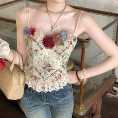 BXOXO Thai Style Mini Strap Vest Women Summer Outdoor Pure Desire Spicy Girl Beautiful French Red Sleeveless Neck Hanging Top