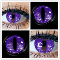 BXOXO Color Contact Lenses For Eyes Anime Cosplay Colored Lenses Blue Purple Multicolored Lenses Contact Lens Beauty Makeup