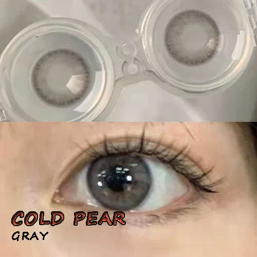 BXOXO 14.00mm Natural Glasses Accessories Cosmetic Color Soft Contacts Lenses for Eyes линзы для глаз цветные Cold Pear
