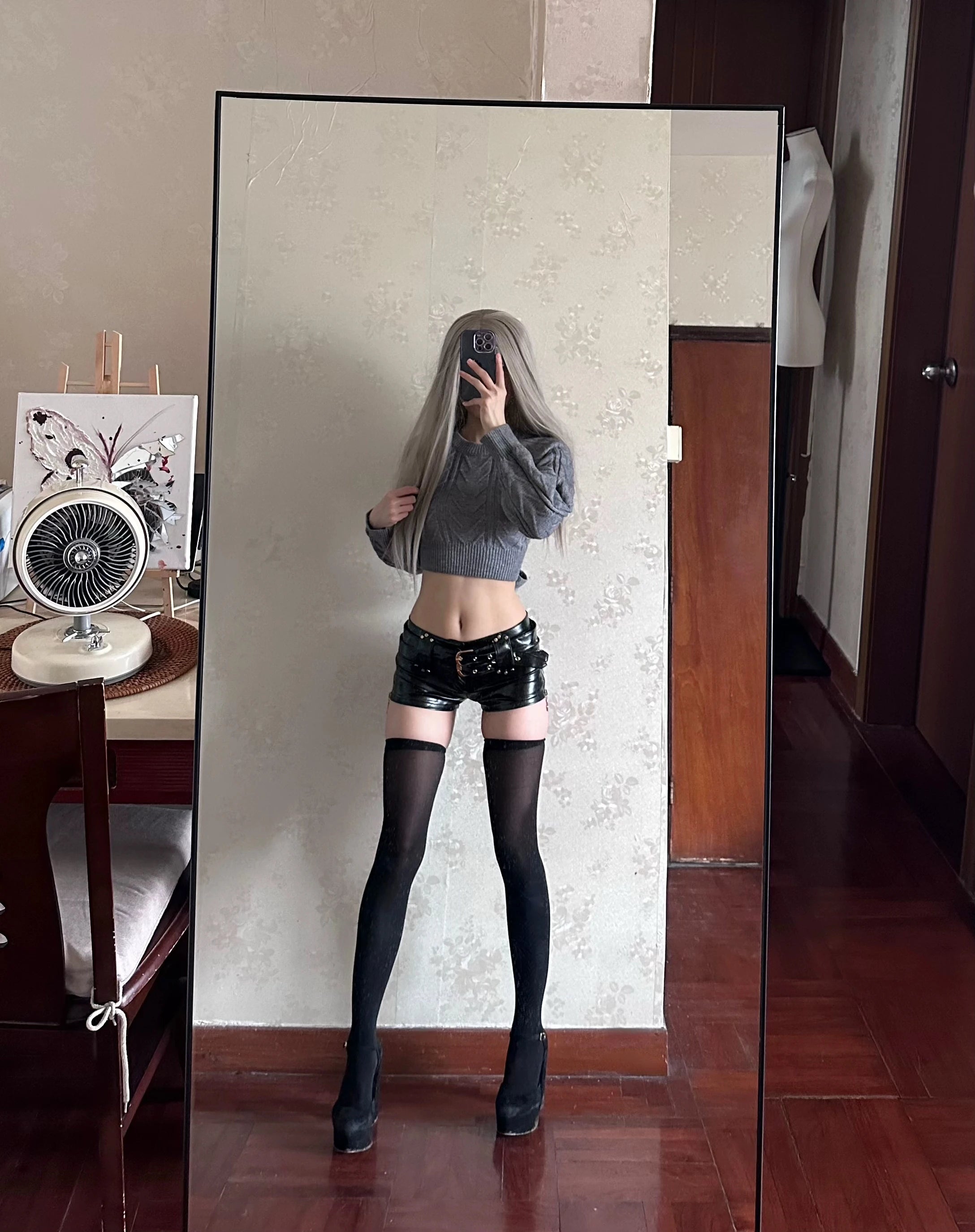 Bxoxo New sexy low waist PU leather pants artificial lederhosen summer elastic belt casual shorts women