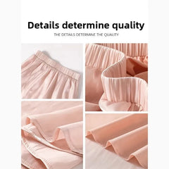 Bxoxo Pink Glimmering Long Half Skirt Women's Summer Flowing Silk Satin Drapey A- Line Midi Skirt Polyester Fiber Plain Color