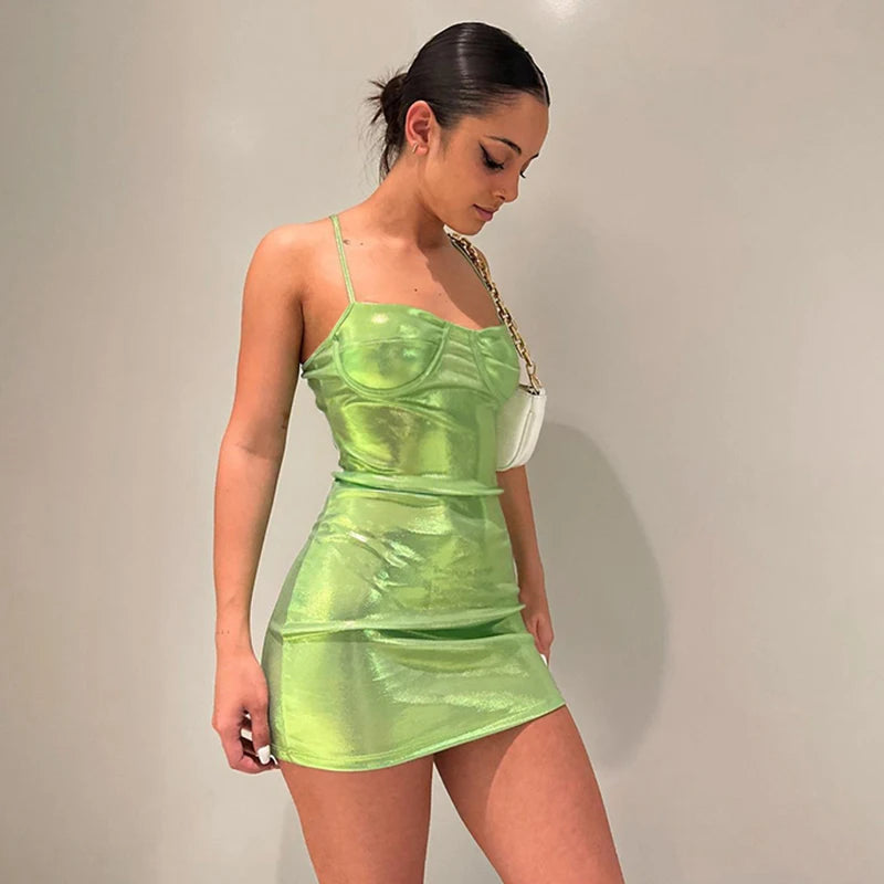 BXOXO New Women Dresses Summer Sling Sexy Backless Skinny Clubwear Sleeveless Dress Bodycon Solid Casual Slim Female Mini Dress