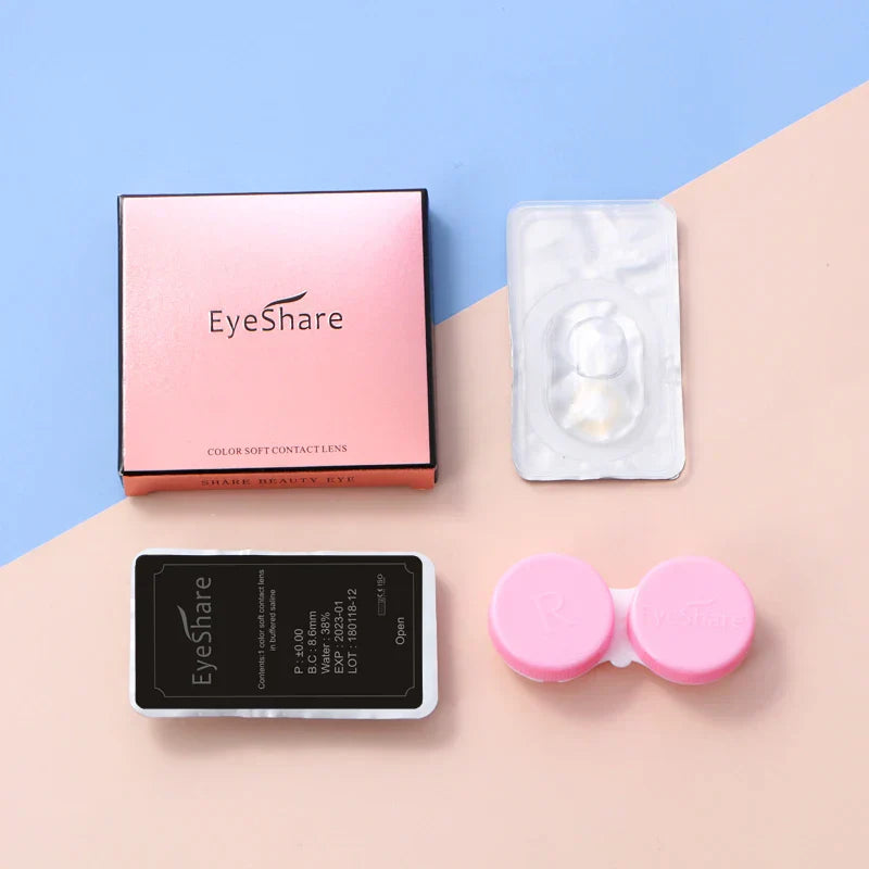 BXOXO 1 Pair Colored Contact Lenses Natural Look Fast Delivery Brown Eye Lenses Gray Contact Green Eye Lenses Blue Lenses