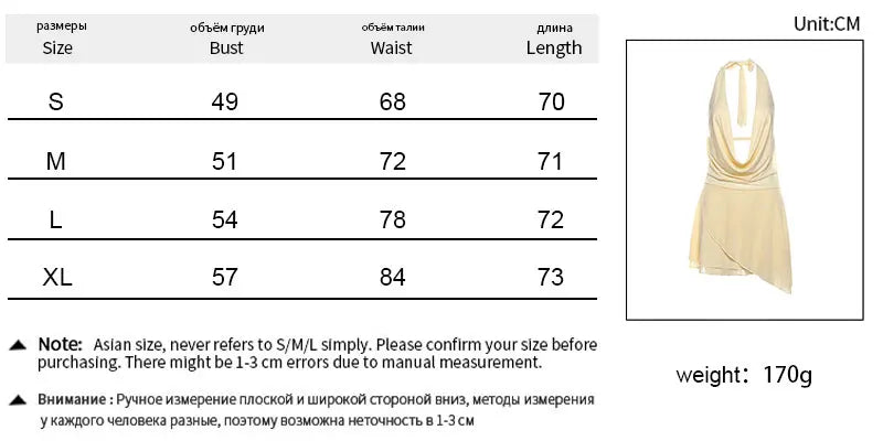 BXOXO Summer Mini Dresses Fashion Women Solid Sleeveless Sexy Backless Low Chest V-Neck Halter Dresses Casual Streetwear Female Dress