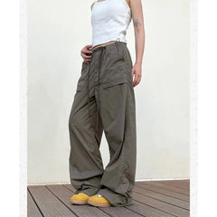 BXOXO Vintage Harajuku Oversized Pants Women America Retro Baggy Casual New Cargo Trousers Man Y2k Summer Streetwear Loose