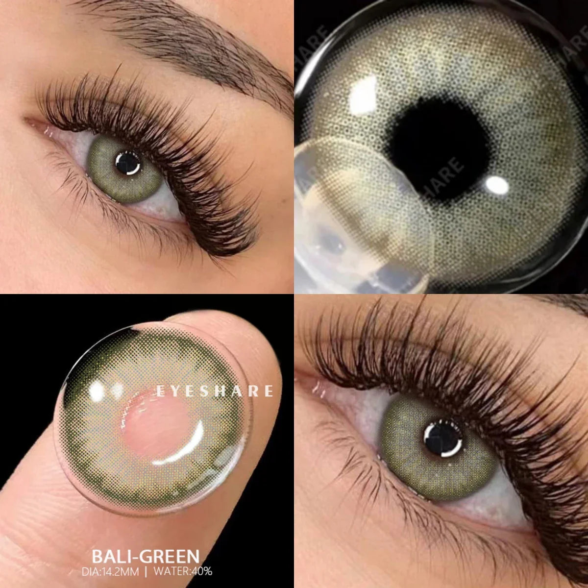 BXOXO Color Contact Lenses for Eyes Brown Lenses High Quality Natural Contact Lenses Blue Colored Pupils for Eyes Yearly