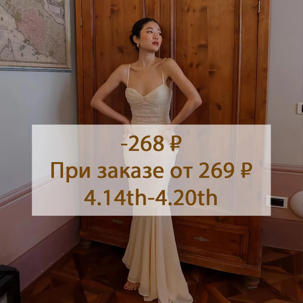 BXOXO Summer Elegant Maxi Dress New Arrivals Spaghetti Strap Wedding Guest Dress Long Bodycon Party Dresses Women