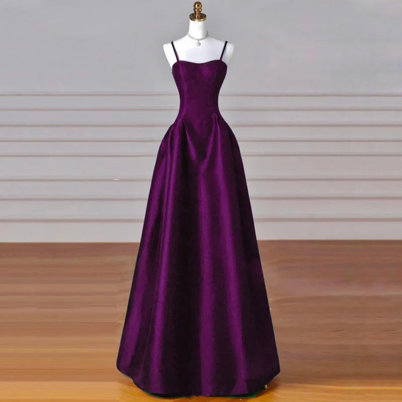 BXOXO Customized Lake Blue Women Ceremonial Dress Solid Satin Slim Sleeveless For Wedding Evening Banquet Birthday Bridesmaid Gowns