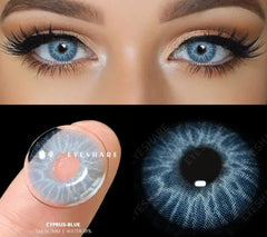BXOXO Coloured Contact Lenses for Eyes 1pair Gray Pupils Lens Blue Eye Lenses Green Lens Yearly Brown Contacts Cosmetic Lens