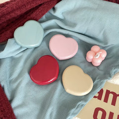 BXOXO Portable Contact Lenses Box Travel Heart With Mirror Tweezer Storage Care Holder Mini Eyes Tool Kit Contact Lens