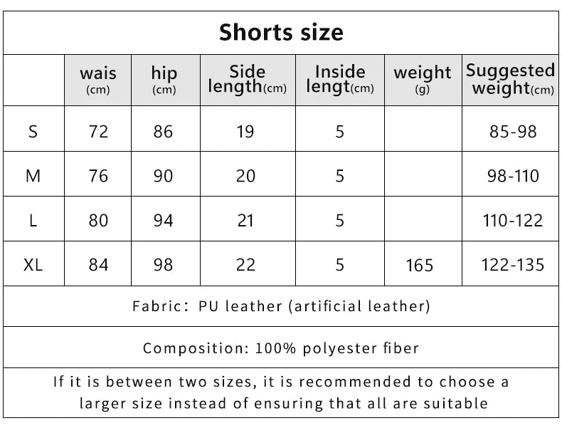 Bxoxo New sexy low waist PU leather pants artificial lederhosen summer elastic belt casual shorts women