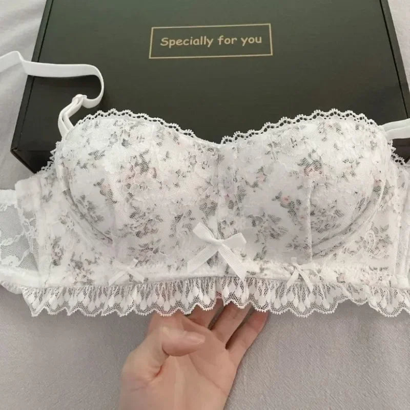 Bxoxo Women's Lace Underwire Push Up Bra Sexy Underwear Bras For Women Bralette Lingerie Intimates