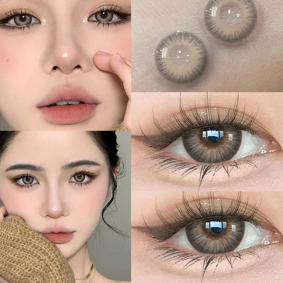 BXOXO 1 Pair Color Contact Lenses for Eyes Anime Makeup Accessories Comic Tears Cosplay Lense Blue Lenses Green Eye Lenses
