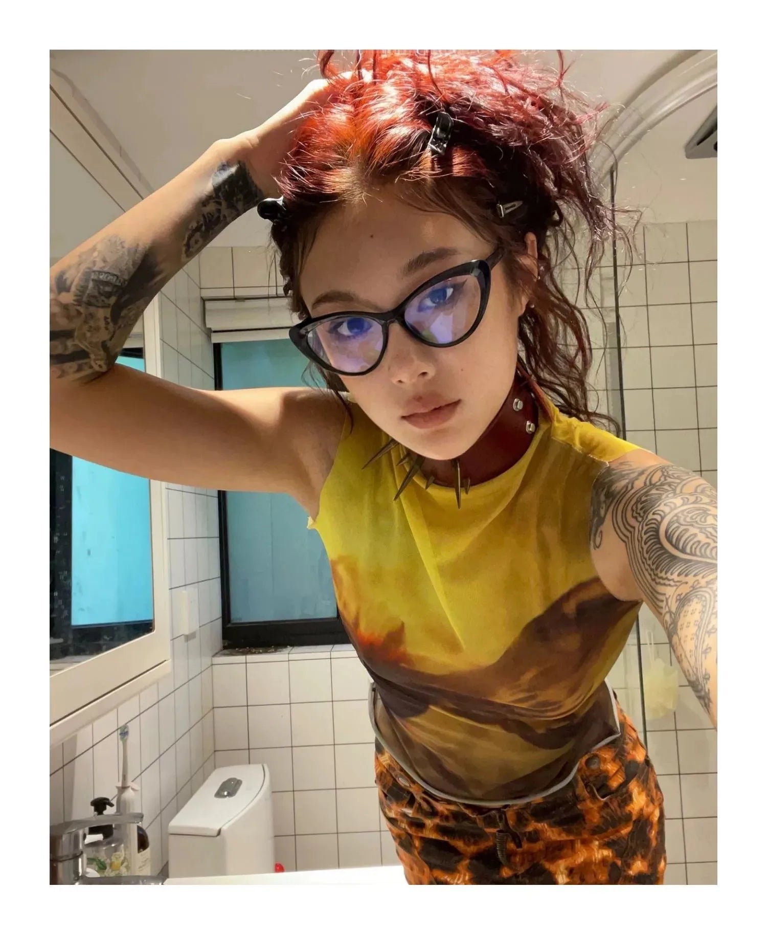 BXOXO Vintage Tank Tops Women Sleeveless Mesh Tops Y2k Retro Crop Tops Streetwear Tank Female 2000s Japanese Tee Tops Summer