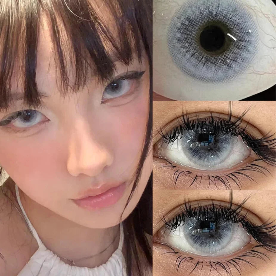 BXOXO 1 Pair Color Contact Lenses for Eyes Anime Makeup Accessories Comic Tears Cosplay Lense Blue Lenses Green Eye Lenses