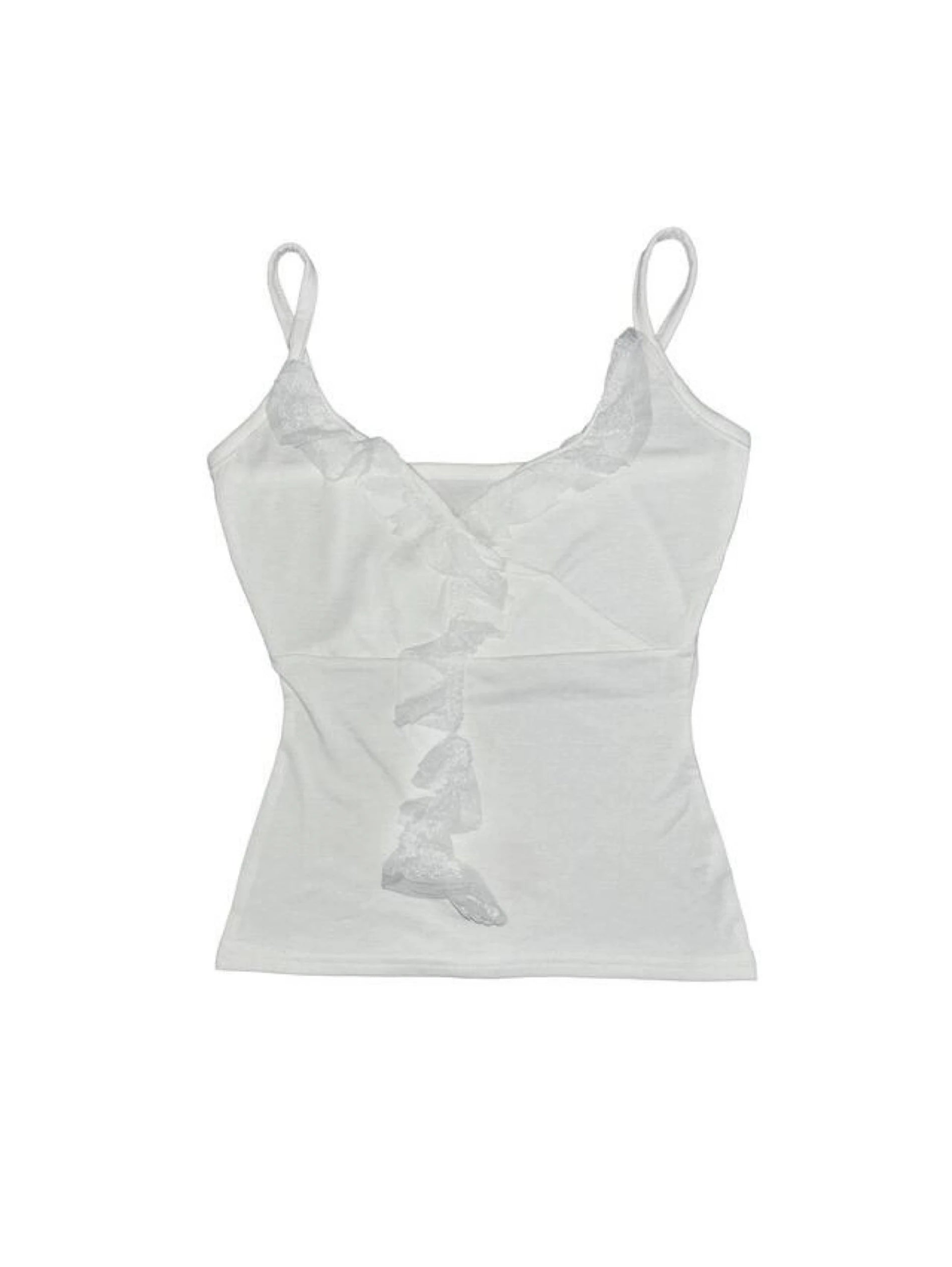 BXOXO Korean Style Tank Tops Women Lace Patchwork Sleeveless Tee Tops Streetwear Y2k Japanese 2000s Camis Streetrwear Tanks