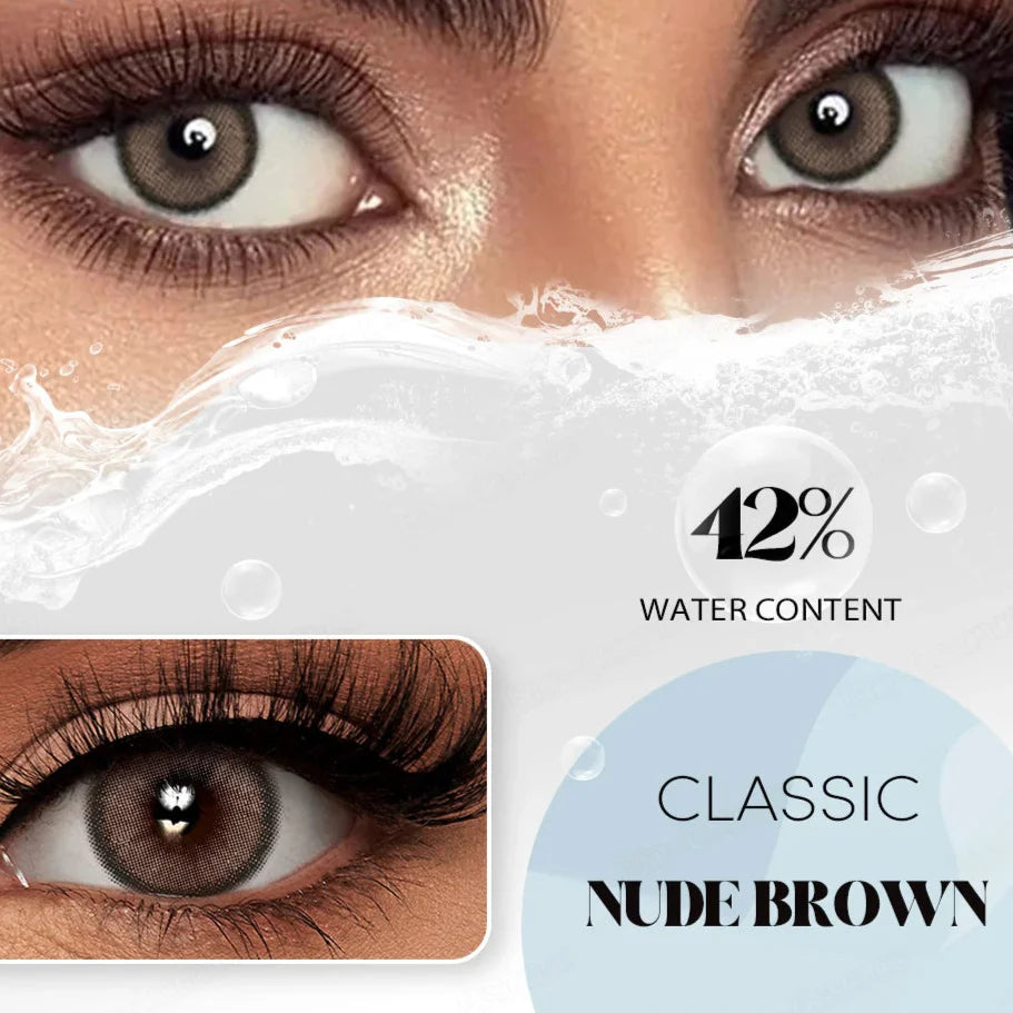 BXOXO Color Contact Lenses with Myopia 0--6.00 Colored Pupils for Natural Effect Eyes Fashion Women Lenses