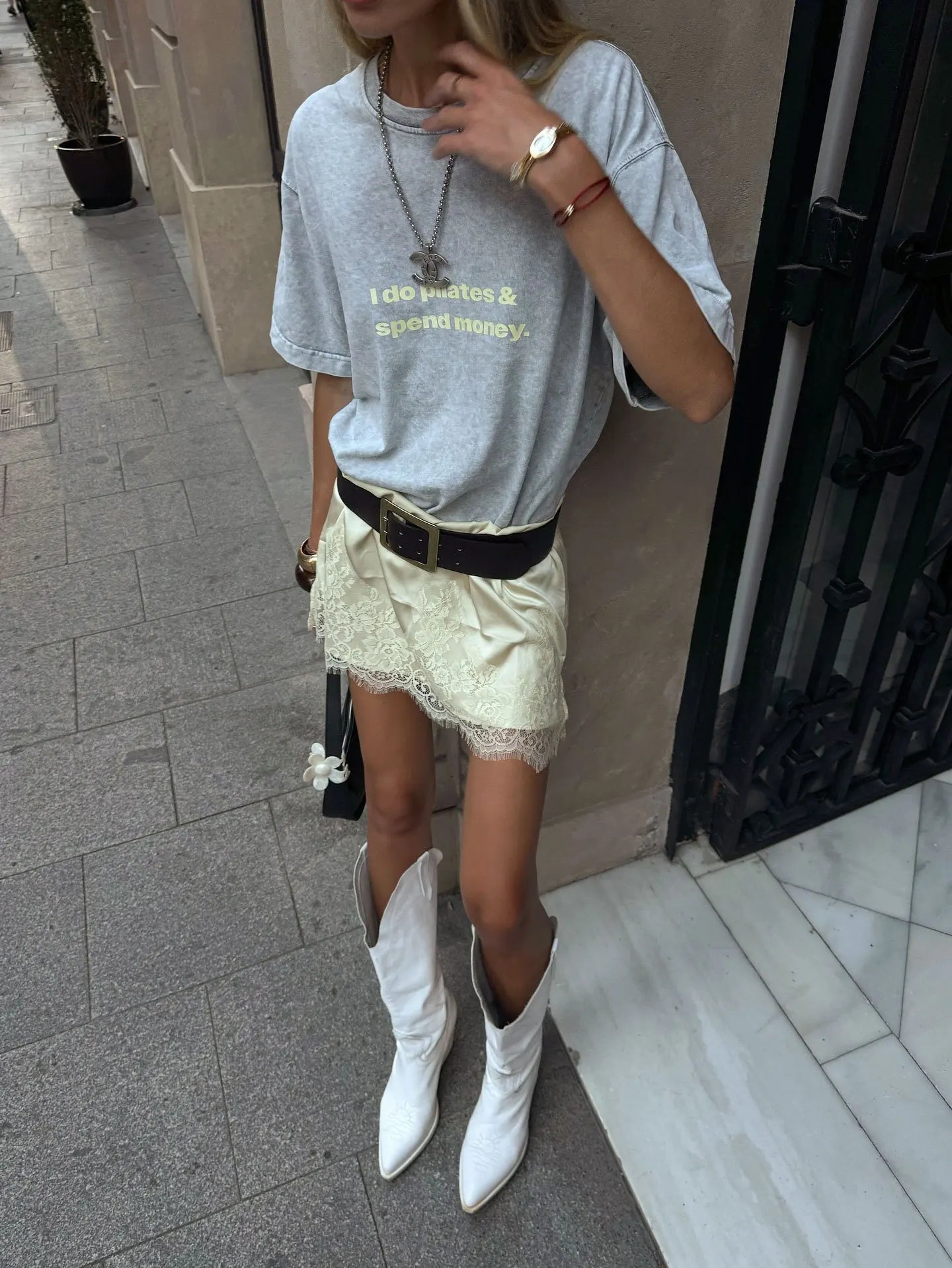 Bxoxo Lace Splice Satin Mini Skirt For Women 2025 New Fashion High Waist Casual Skirts Loose Elegant Commuting Female Skirt