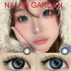 BXOXO 14.50mm Soft Eye Contact Lenses Women Men Fashion Makeup Accessories lentes de contacto Nalan Garden