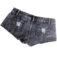 BXOXO New Women's Low Waist Sexy Denim Jeans Short Shorts Nightclubs Bars and Beaches