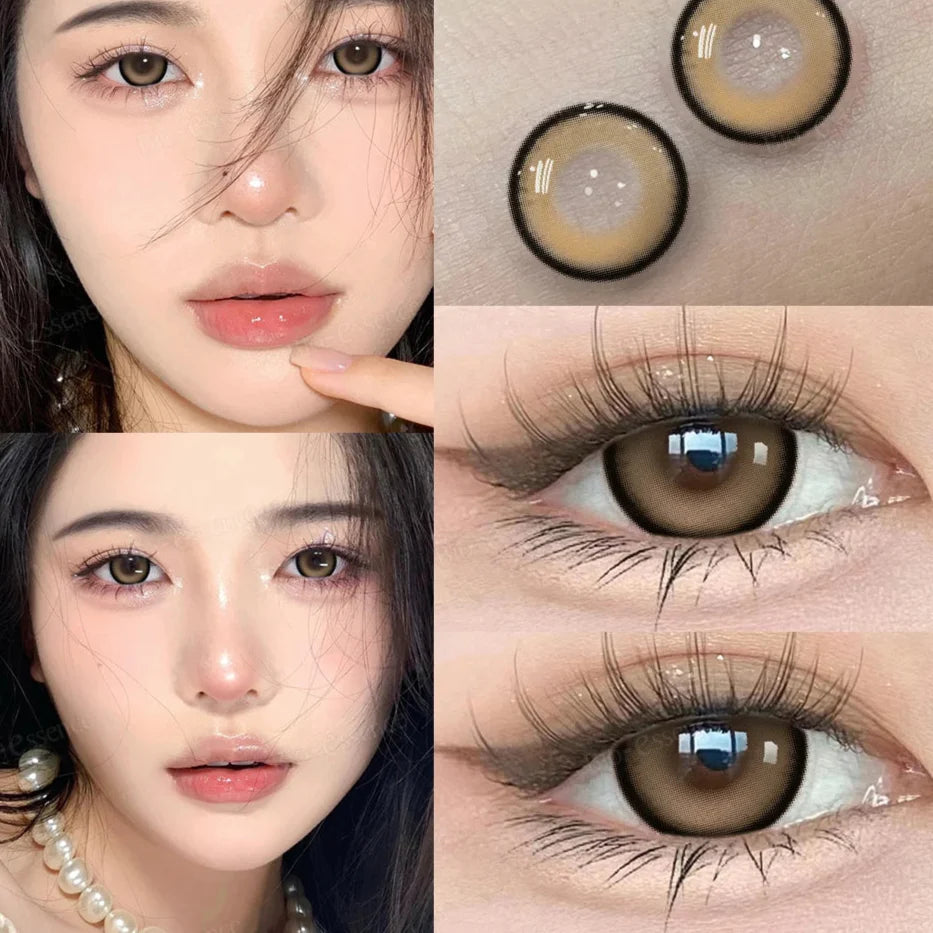 BXOXO 1 Pair Color Contact Lenses for Eyes Anime Makeup Accessories Comic Tears Cosplay Lense Blue Lenses Green Eye Lenses