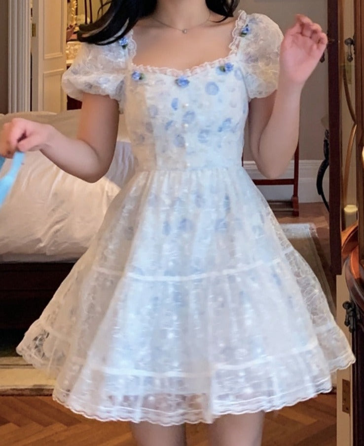 BXOXO - Sweet Floral Lace Dress