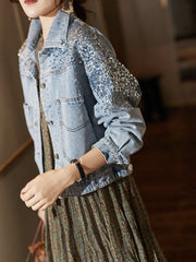 Bxoxo Denim Jacket For Women's Jackets For Women Denim Coats Women's Denim Jacket Jean Jacket For Womens Women Coat New In Outerwears