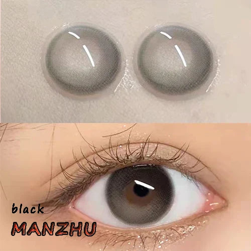 BXOXO Coslens 14.20mm Soft Contact Lenses with Power Women Men Fashion Eyewear lentes de contacto Coco Pearl