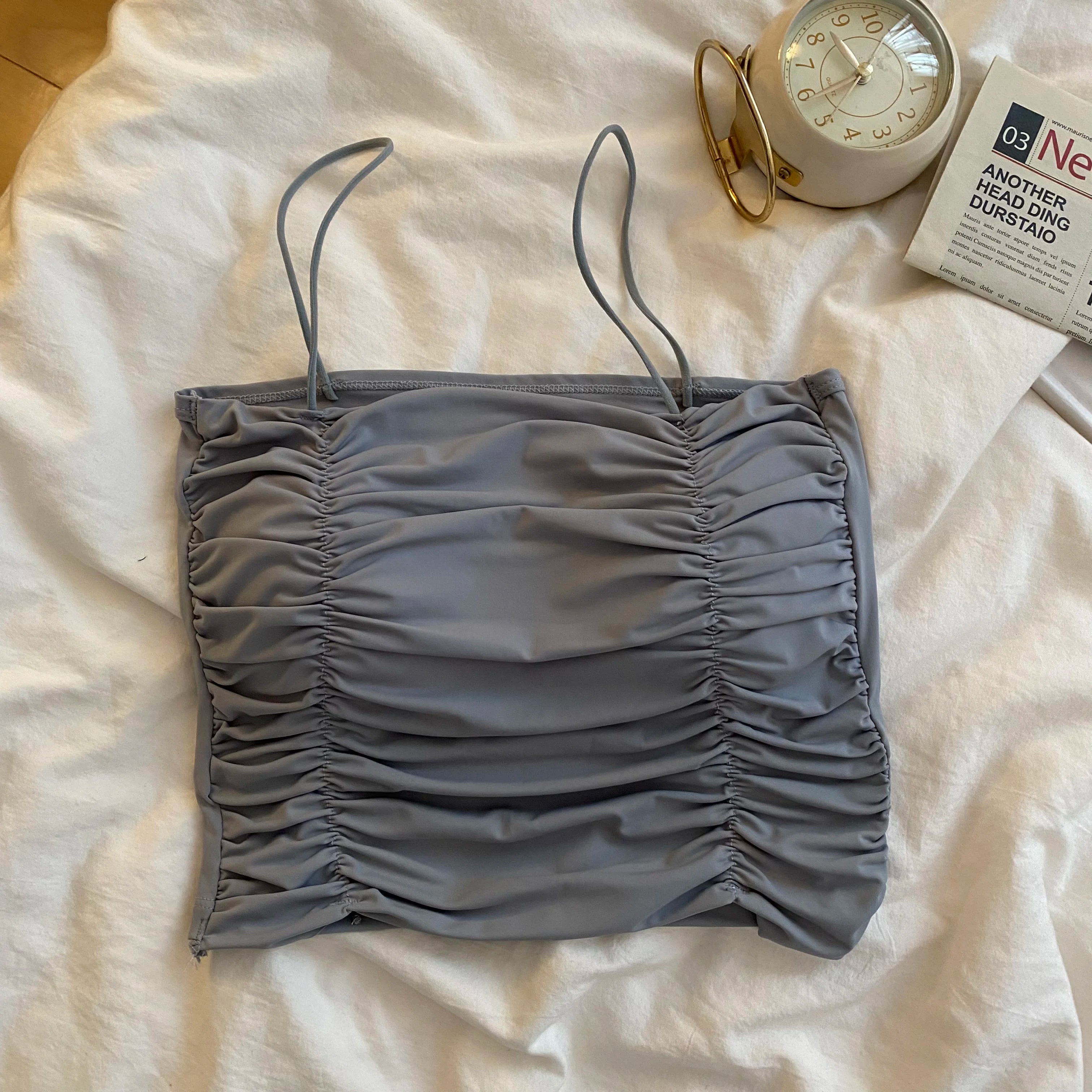 Bxoxo Women Crop Tops Sexy Tank Top For Lady Summer Tube Tops With Cups Female Underwear Lingerie Woman Clothing Girls Camisole Vest