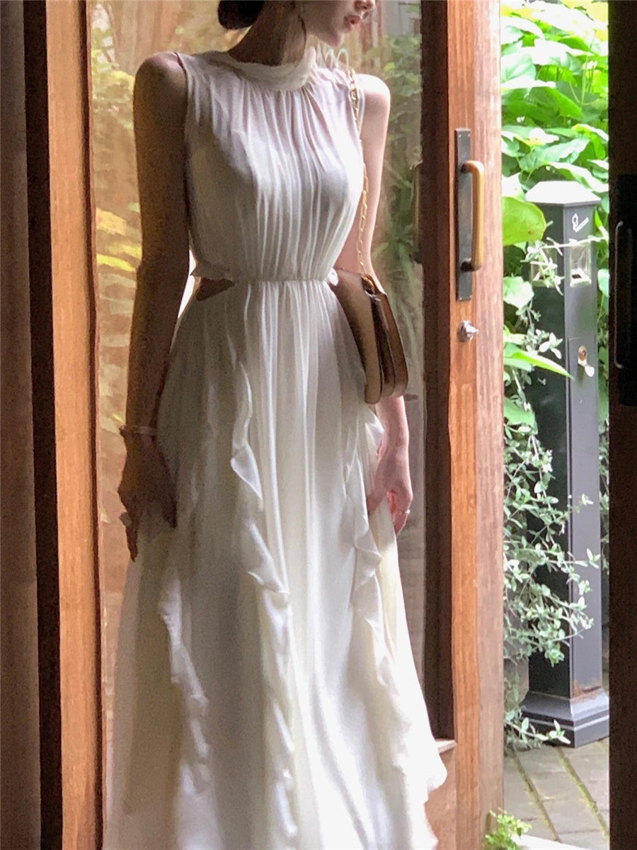 BXOXO Midi Dress Women Elegant Summer New Fashion Evening Party Ladies Slim Vestidos Vintage Design Clothes Female Korean Dresses