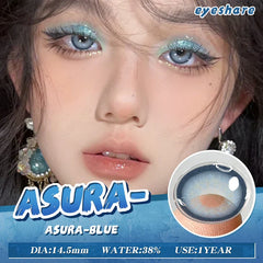 BXOXO 2pcs New Colored Contacts Lenses for Eyes Brown Eyes Contact Lenses Fashion Blue Eye Lens Yearly Makeup Contacts 14.5mm