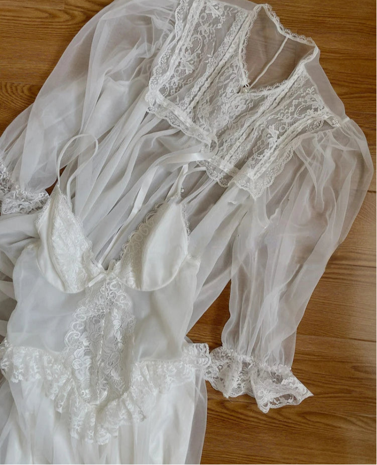 BXOXO Autumn White Fairy Vintage Sweet Dress Women Mesh Lace Sexy Casual Korean Dress Female Patchwork Designer Princess Dresses