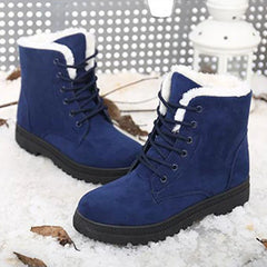 BXOXO Women Boots Snow Plush Women Shoes Platform Boots For Women Fashion Keep Warm Women's Boots Flat New Botas Mujer Winter Shoes