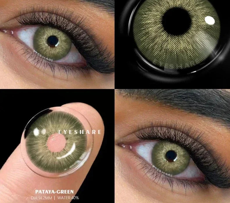 BXOXO 2pcs Colored Contact Lenses For Eyes Natural Blue Eye Lenses Gray Pupils Lens Yearly Fashion Green Contacts Black Lens HOT
