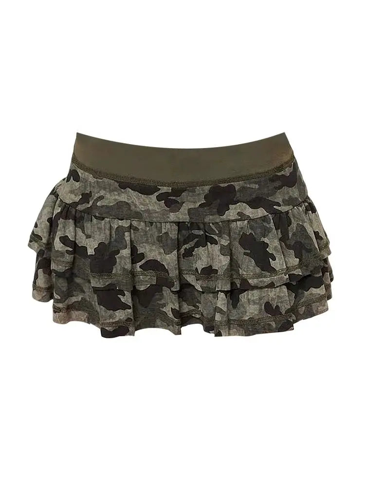 BXOXO Vintage Y2K Harajuku All-match Casual Women's Skirt Emo Girls Punk Hip-hop Rock Fashion Lace Bow Chic Aesthetic Sweet Mini Skirt