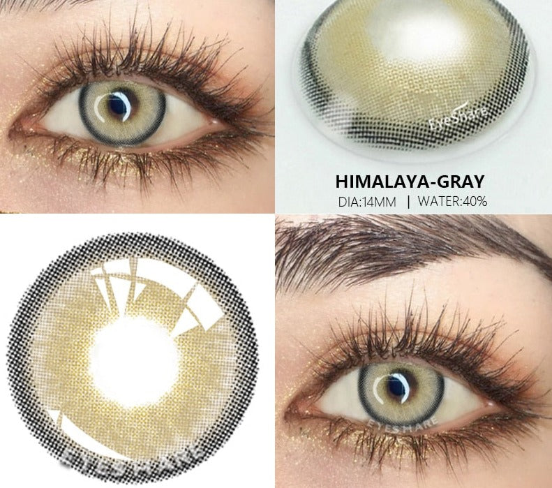 BXOXO Color Lens Eyes 2pcs Natural Color Contact Lenses For Eyes Yearly Beauty Contact Lenses Eye Cosmetic blue Color Lens