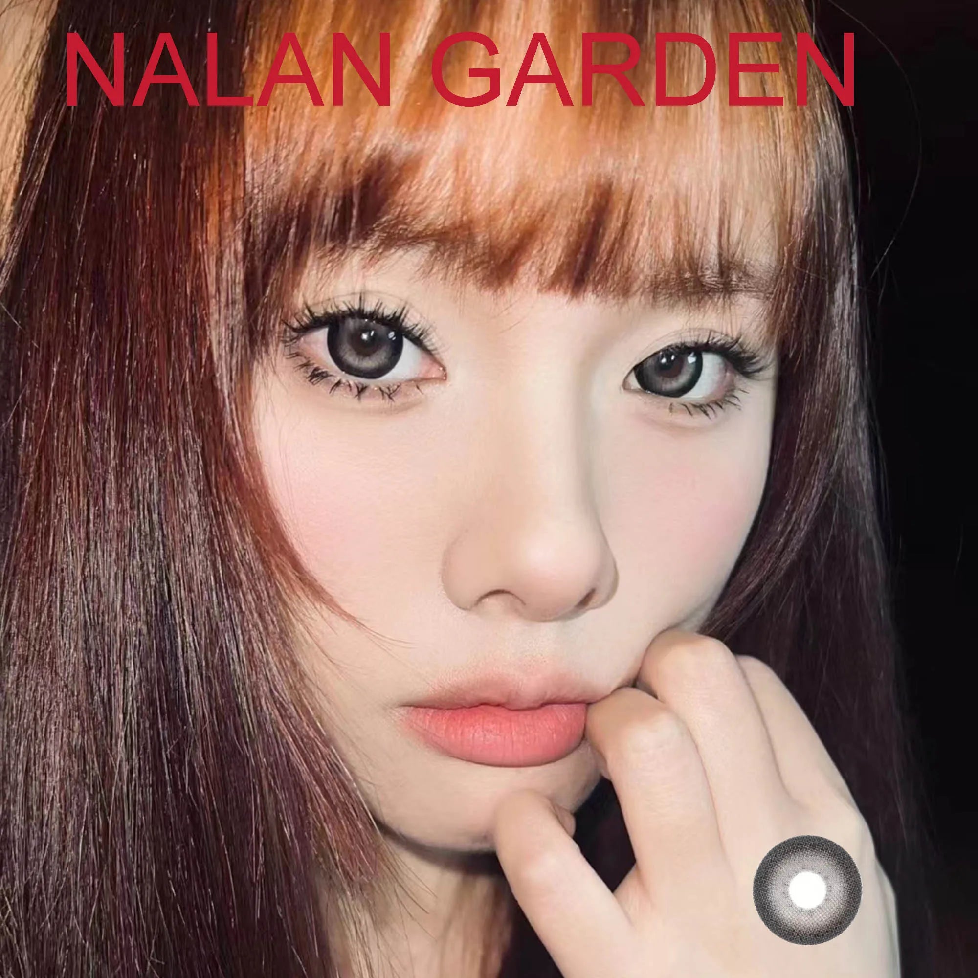 BXOXO 14.50mm Soft Eye Contact Lenses Women Men Fashion Makeup Accessories lentes de contacto Nalan Garden