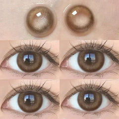 BXOXO 1 Pair Natural Colored Lenses for Eyes  baby Black Eyes Contacts Lens Beauty Pupil 1 Yearly  First Shipping