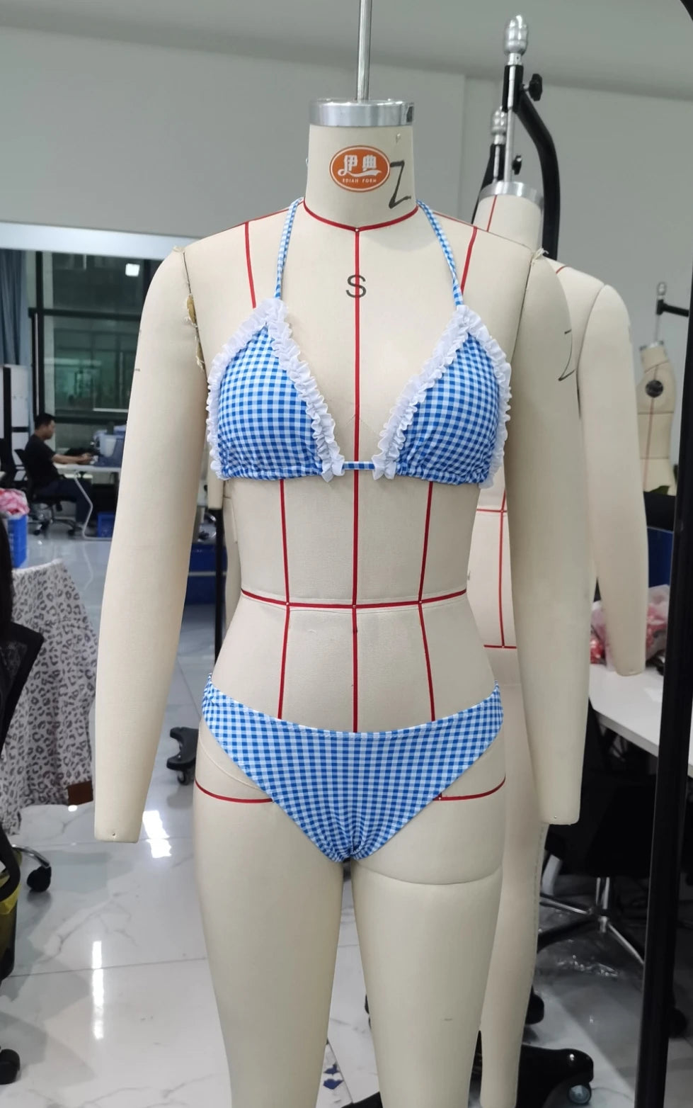 BXOXO Women Y2k Bikinis Sets Coquette Aesthetic Bows Halter Tie Up Bikini Top High Cut Elastic Waist Bikini Bottom