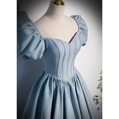 BXOXO New light blue sweet long floor length lady girl women princess banquet party ball prom performance dress gown